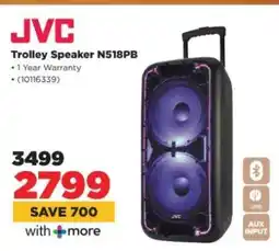 HiFi Corp JVC Trolley Speaker N518PB offer
