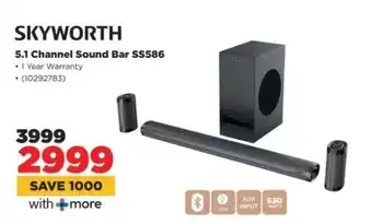 HiFi Corp SKYWORTH 5.1 Channel Sound Bar SS586 offer