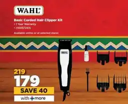 HiFi Corp WAHL Basic Corded Hair Clipper Kit offer