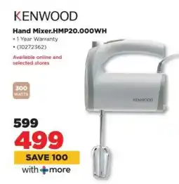 HiFi Corp Kenwood Hand Mixer HMP20.000WH offer