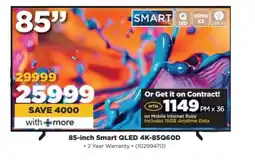 HiFi Corp 85-inch Smart QLED 4K-85Q60D offer
