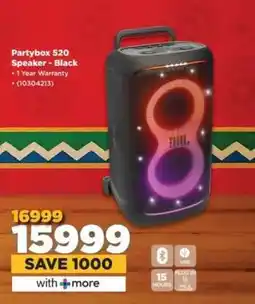 HiFi Corp Partybox 520 Speaker - Black offer