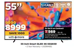 HiFi Corp 55-Inch Smart QLED 4K-55Q60D offer