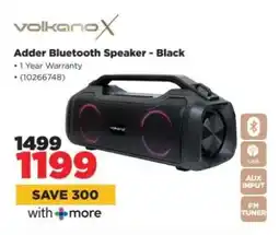 HiFi Corp Volkano X Adder Bluetooth Speaker - Black offer