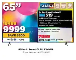 HiFi Corp 65-inch Smart QLED TV-Q7N offer