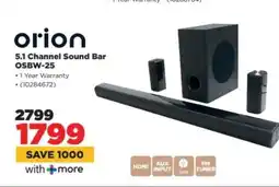 HiFi Corp orion 5.1 Channel Sound Bar OSBW-25 offer