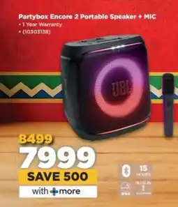 HiFi Corp Partybox Encore 2 Portable Speaker + MIC offer