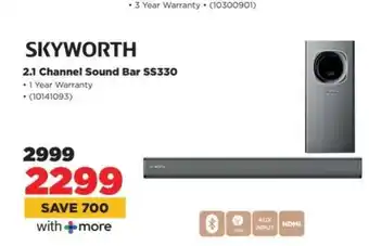HiFi Corp SKYWORTH 2.1 Channel Sound Bar SS330 offer