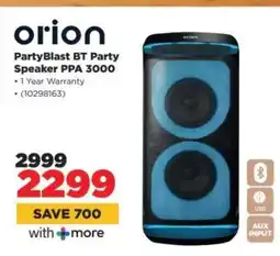 HiFi Corp orion PartyBlast BT Party Speaker PPA 3000 offer
