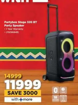 HiFi Corp Partybox Stage 320 BT Party Speaker offer