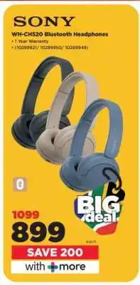 HiFi Corp Sony WH-CH520 Bluetooth Headphones offer