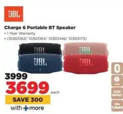 HiFi Corp JBL Charge 6 Portable BT Speaker offer