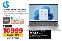 HiFi Corp HP 15s AMD Ryzen 5 Laptop offer