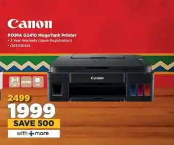 HiFi Corp Canon PIXMA G2410 MegaTank Printer offer
