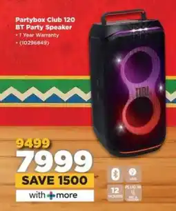 HiFi Corp Partybox Club 120 BT Party Speaker offer