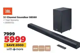 HiFi Corp JBL 3.1 Channel Soundbar SB580 offer
