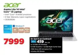 HiFi Corp Acer Aspire Lite 14 Intel Core i3 Laptop offer