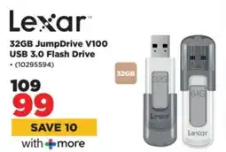 HiFi Corp Lexar 32GB JumpDrive V100 USB 3.0 Flash Drive offer