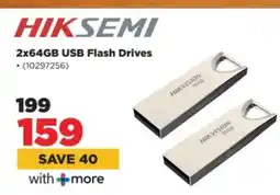 HiFi Corp HIKSEMI 2x64GB USB Flash Drives offer