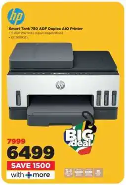 HiFi Corp HP Smart Tank 750 ADF Duplex AIO Printer offer
