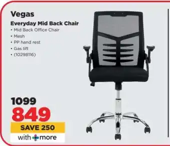 HiFi Corp Vegas Everyday Mid Back Chair offer