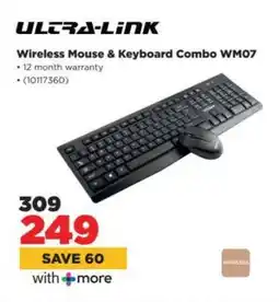 HiFi Corp ULTRA-LINK Wireless Mouse & Keyboard Combo WM07 offer