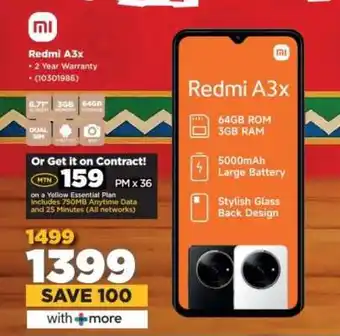 HiFi Corp Redmi A3x offer