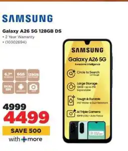 HiFi Corp Samsung Galaxy A26 5G 128GB DS offer