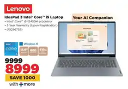 HiFi Corp Lenovo IdeaPad 3 Intel Core i5 Laptop offer
