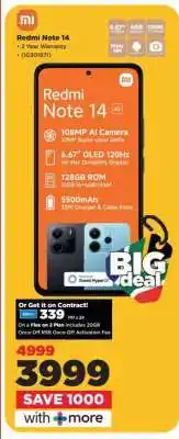 HiFi Corp Redmi Note 14 offer