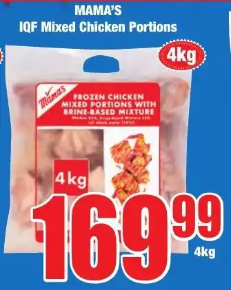 Boxer Superstores MAMA'S IQF Mixed Chicken Portions offer