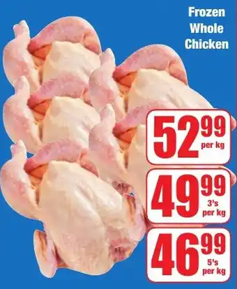 Boxer Superstores Frozen Whole Chicken offer