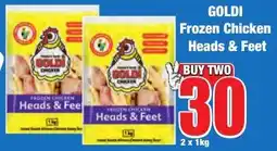 Boxer Superstores GOLDI Frozen Chicken Heads & Feet offer