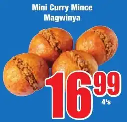 Boxer Superstores Mini Curry Mince Magwinya offer