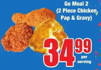 Boxer Superstores Go Meal 2 Chicken, Pap & Gravy offer