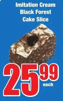 Boxer Superstores Imitation Cream Black Forest Cake Slice offer