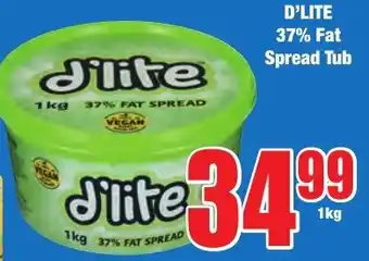 Boxer Superstores D'LITE 37% Fat Spread Tub offer