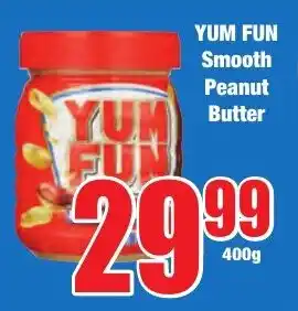 Boxer Superstores YUM FUN Smooth Peanut Butter offer