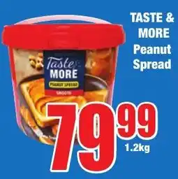 Boxer Superstores TASTE & MORE Peanut Spread offer