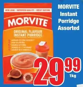 Boxer Superstores MORVITE Instant Porridge Assorted offer