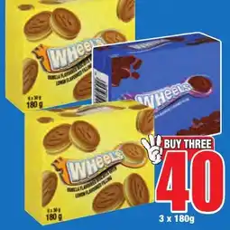 Boxer Superstores WHEELS Cream Biscuits Assorted offer