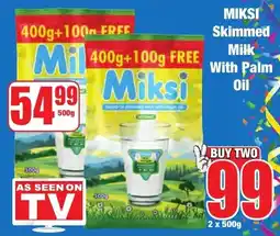 Boxer Superstores MIKSI Skimmed Milk With Palm Oil offer
