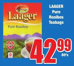 Boxer Superstores LAAGER Pure Rooibos Teabags offer