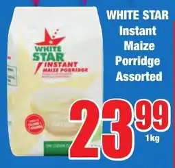 Boxer Superstores WHITE STAR Instant Maize Porridge Assorted offer