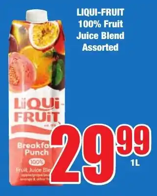 Boxer Superstores LIQUI-FRUIT 100% Fruit Juice Blend Assorted offer