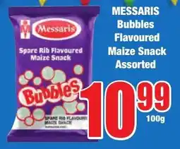 Boxer Superstores MESSARIS Bubbles Flavoured Maize Snack Assorted offer