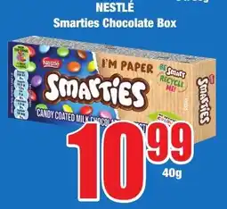 Boxer Superstores NESTLÉ Smarties Chocolate Box offer