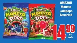 Boxer Superstores AMAZON Monsta Lollipops Assorted offer