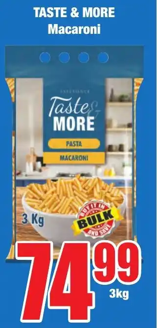 Boxer Superstores TASTE & MORE Macaroni offer