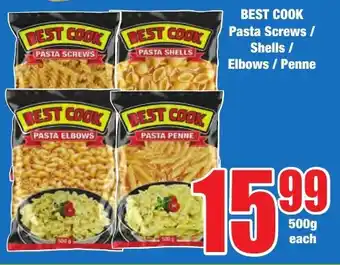 Boxer Superstores BEST COOK Pasta Screws/ Shells/ Elbows/ Penne offer